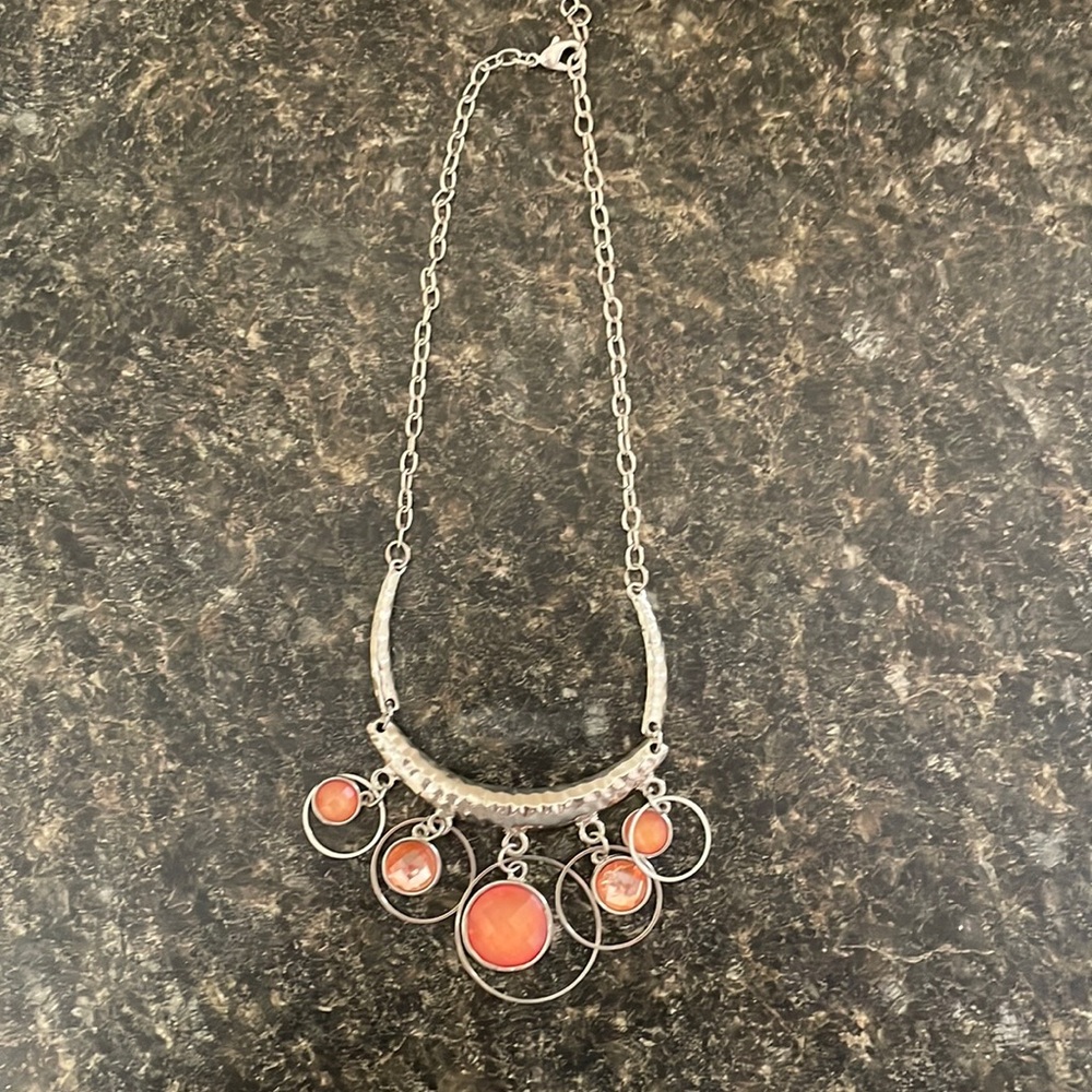 Coral Statement Necklace